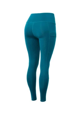 Horze Damen Vollbesatzreitleggings Mit Mesh-Beinabschlüssen -Reitbekleidung Verkaufsgeschäft 36910 lgnb 01