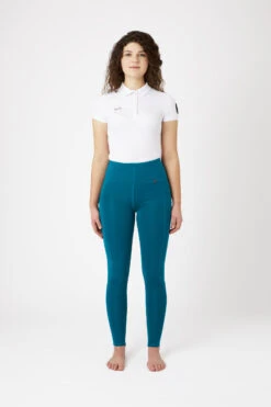 Horze Damen Vollbesatzreitleggings Mit Mesh-Beinabschlüssen -Reitbekleidung Verkaufsgeschäft 36910 lgnb 03