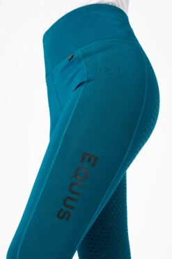 Horze Damen Vollbesatzreitleggings Mit Mesh-Beinabschlüssen -Reitbekleidung Verkaufsgeschäft 36910 lgnb 06