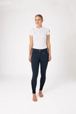 Horze Damen Jeansreithose Mit Silikonvollbesatz Und Hohem Bund -Reitbekleidung Verkaufsgeschäft 36953 DNB 3