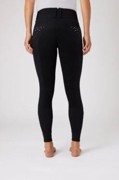 Horze Damenreithose Mit Ledervollbesatz Und Kristalltaschen -Reitbekleidung Verkaufsgeschäft 36959 BL 4