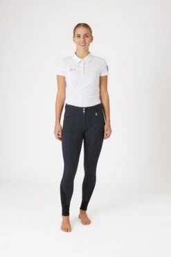 Horze Damen Reithose Mit Silikonvollbesatz Und Hohem Bund -Reitbekleidung Verkaufsgeschäft 36960 db 03