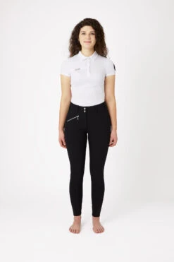 Horze Damen Vollbesatzreithose Mit Hohem Bund Und Kristallen -Reitbekleidung Verkaufsgeschäft 36963 bl 03