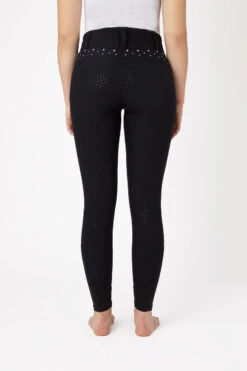 Horze Damen Vollbesatzreithose Mit Hohem Bund Und Kristallen -Reitbekleidung Verkaufsgeschäft 36963 bl 04
