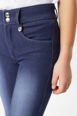 Kinder Jeansreithose Mit Vollbesatz -Reitbekleidung Verkaufsgeschäft 36965 580 05