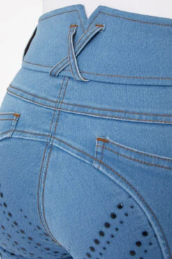 Horze Damen Jeansreithose Mit Vollgrip -Reitbekleidung Verkaufsgeschäft 36966 534 06
