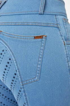 Horze Damen Jeansreithose Mit Vollgrip -Reitbekleidung Verkaufsgeschäft 36966 534 07