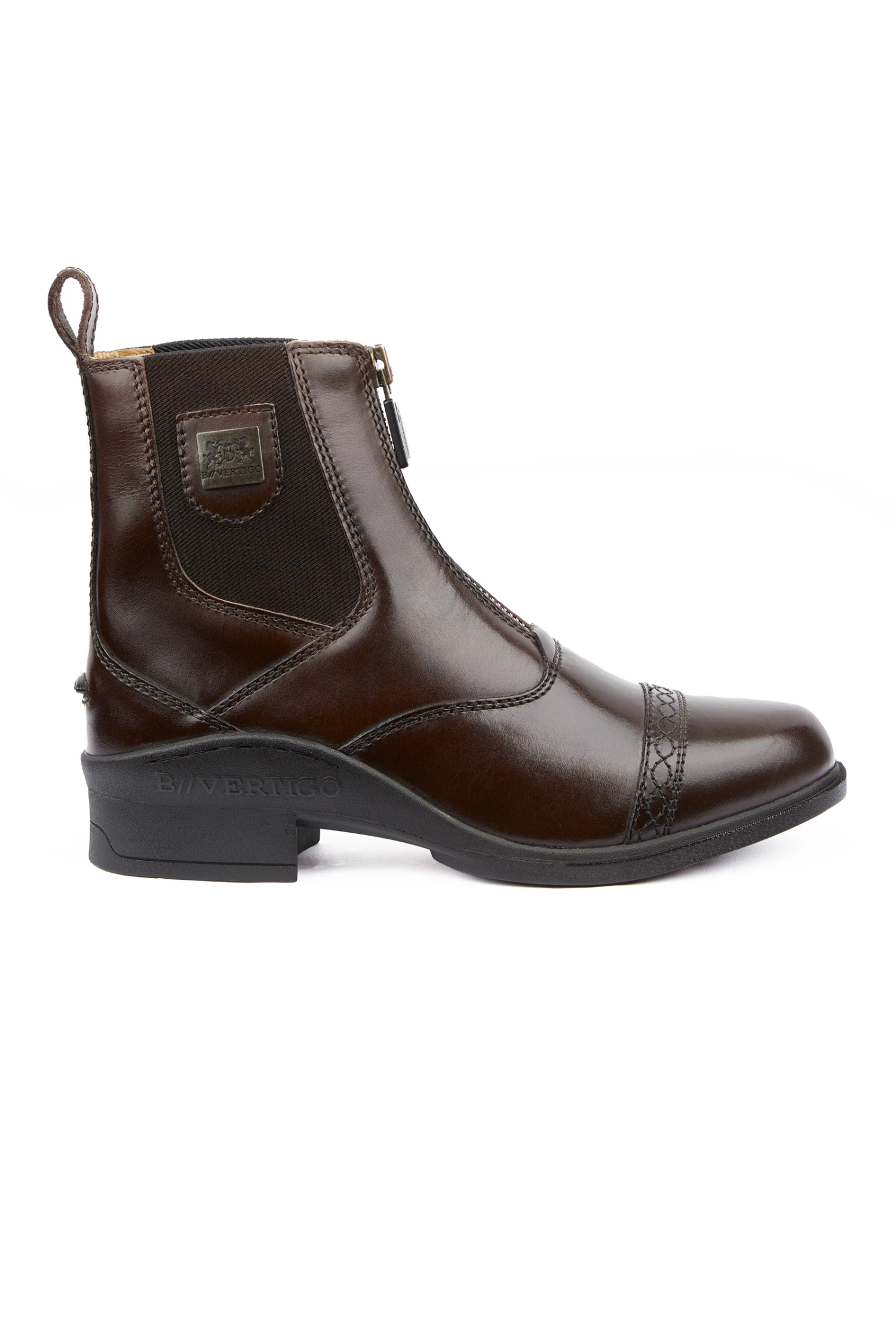 B Vertigo Saturn Damen Lederreitstiefeletten Mit Reißverschluss 12 B Vertigo Saturn Damen Lederreitstiefeletten Mit Reißverschluss – Bild 10