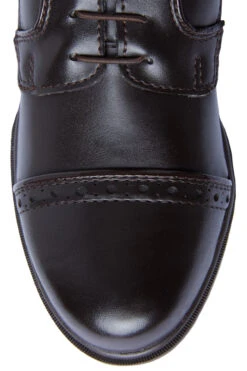 Horze Kilkenny Lux Damen Winter Reitstiefeletten Mit Brogue Detail -Reitbekleidung Verkaufsgeschäft 38167 DBR 6