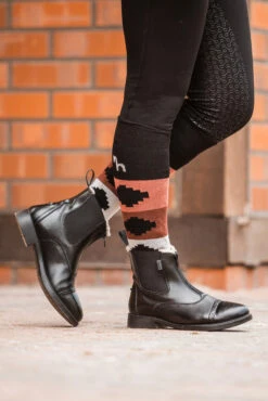 Horze Wexford Damen Reitstiefeletten Mit Frontzipper Und Kunstfell -Reitbekleidung Verkaufsgeschäft 38266 bl 08