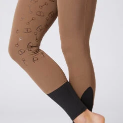 Reithose Mit Vollbesatz Mit Hohem Bund Und Silikon Gebissdruck -Reitbekleidung Verkaufsgeschäft CP3630 BR 4