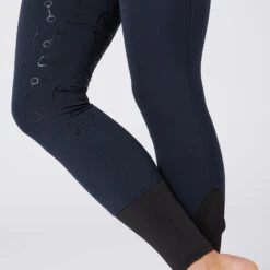 Reithose Mit Vollbesatz Mit Hohem Bund Und Silikon Gebissdruck -Reitbekleidung Verkaufsgeschäft CP3630 DB 4