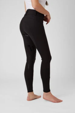 Damen Reithose Mit Silikonvollbesatz Und Hohem Bund -Reitbekleidung Verkaufsgeschäft CP3652 BL 2