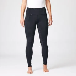 Reitleggings Mit Vollbesatz Für Damen Aus Silikon Mit Hohem Bund -Reitbekleidung Verkaufsgeschäft CP3675 DB 3