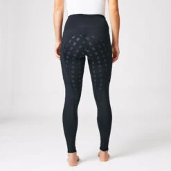 Reitleggings Mit Vollbesatz Für Damen Aus Silikon Mit Hohem Bund -Reitbekleidung Verkaufsgeschäft CP3675 DB 4