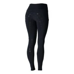 Reitleggings Mit Vollbesatz Für Damen Aus Silikon Mit Hohem Bund -Reitbekleidung Verkaufsgeschäft CP3675 DB 9