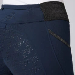 Reitleggings Für Damen Mit Vollbesatz Und Glitzerbund -Reitbekleidung Verkaufsgeschäft CP3690 DB 5