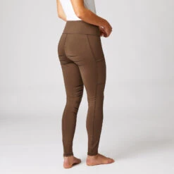 Reitleggings Für Damen Mit Silikonvollbesatz Und Handytaschen -Reitbekleidung Verkaufsgeschäft CP3695 BDBR 1