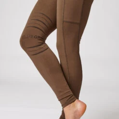 Reitleggings Für Damen Mit Silikonvollbesatz Und Handytaschen -Reitbekleidung Verkaufsgeschäft CP3695 BDBR 5