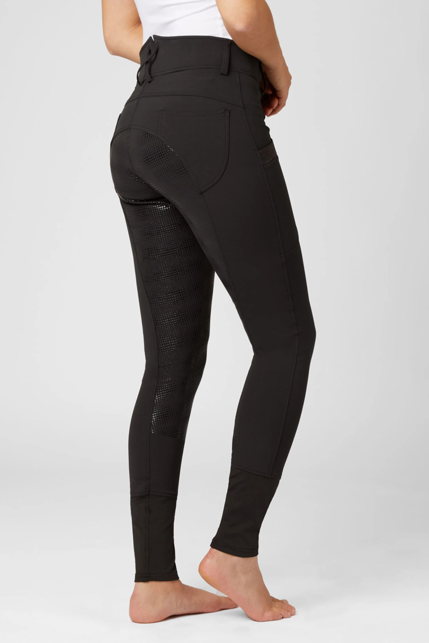 Horze Vollbesatzreithose Mit Hohem Bund Und Handytasche 4 Horze Vollbesatzreithose Mit Hohem Bund Und Handytasche – Bild 2