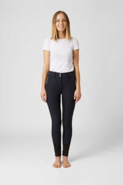 Horze Thermo Softshellreithose Für Damen Mit Hohem Bund Und Kristallen -Reitbekleidung Verkaufsgeschäft cp3592 db 03