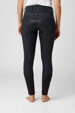 Horze Thermo Softshellreithose Für Damen Mit Hohem Bund Und Kristallen -Reitbekleidung Verkaufsgeschäft cp3592 db 04