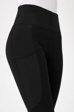 Horze Reitleggings Für Damen Mit Silikonvollbesatz Und Handytasche -Reitbekleidung Verkaufsgeschäft cp3593 bl 05