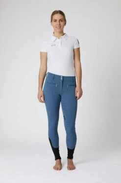 Damen Reithose Mit Silikonvollbesatz Und Hohem Bund -Reitbekleidung Verkaufsgeschäft cp3652 b 03