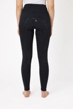 Reitleggings Mit Vollbesatz Für Damen Aus Silikon Mit Hohem Bund -Reitbekleidung Verkaufsgeschäft cp3675 bl 04