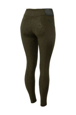 Reitleggings Für Damen Mit Vollbesatz Und Glitzerbund -Reitbekleidung Verkaufsgeschäft cp3690 br 01