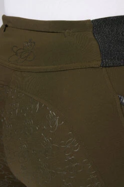 Reitleggings Für Damen Mit Vollbesatz Und Glitzerbund -Reitbekleidung Verkaufsgeschäft cp3690 br 06