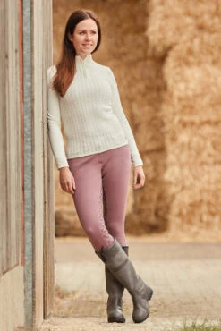 Horze Wasserdichte Damen Country Stiefel Mit Kunstfellfutter -Reitbekleidung Verkaufsgeschäft cp3913 bl 08